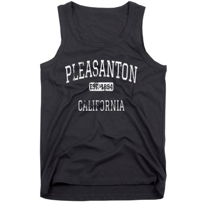 Pleasanton California Ca Vintage Tank Top