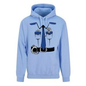 Police Costume Cop Uniform Officer Halloween Unisex Surf Hoodie