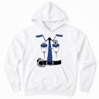 Police Costume Cop Uniform Officer Halloween Hoodie