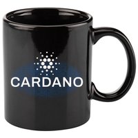 Pixel Cardano Cryptocurrency Logo 11oz C Handle Ceramic Mug