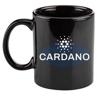 Pixel Cardano Cryptocurrency Logo 11oz C Handle Ceramic Mug