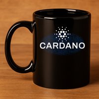 Pixel Cardano Cryptocurrency Logo 11oz C Handle Ceramic Mug