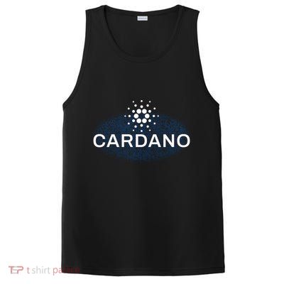 Pixel Cardano Cryptocurrency Logo PosiCharge Competitor Tank