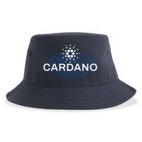 Pixel Cardano Cryptocurrency Logo Sustainable Bucket Hat