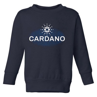 Pixel Cardano Cryptocurrency Logo Toddler Sweatshirt