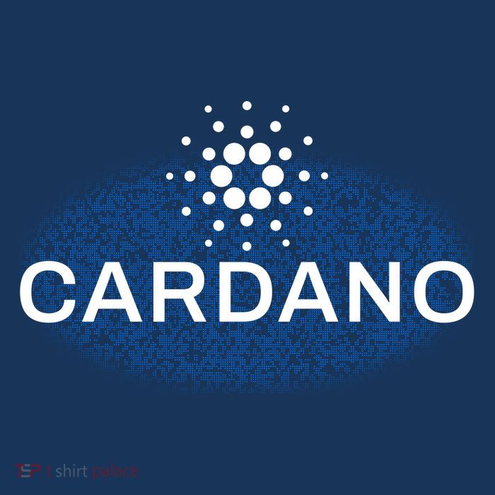 Pixel Cardano Cryptocurrency Logo Tank Top