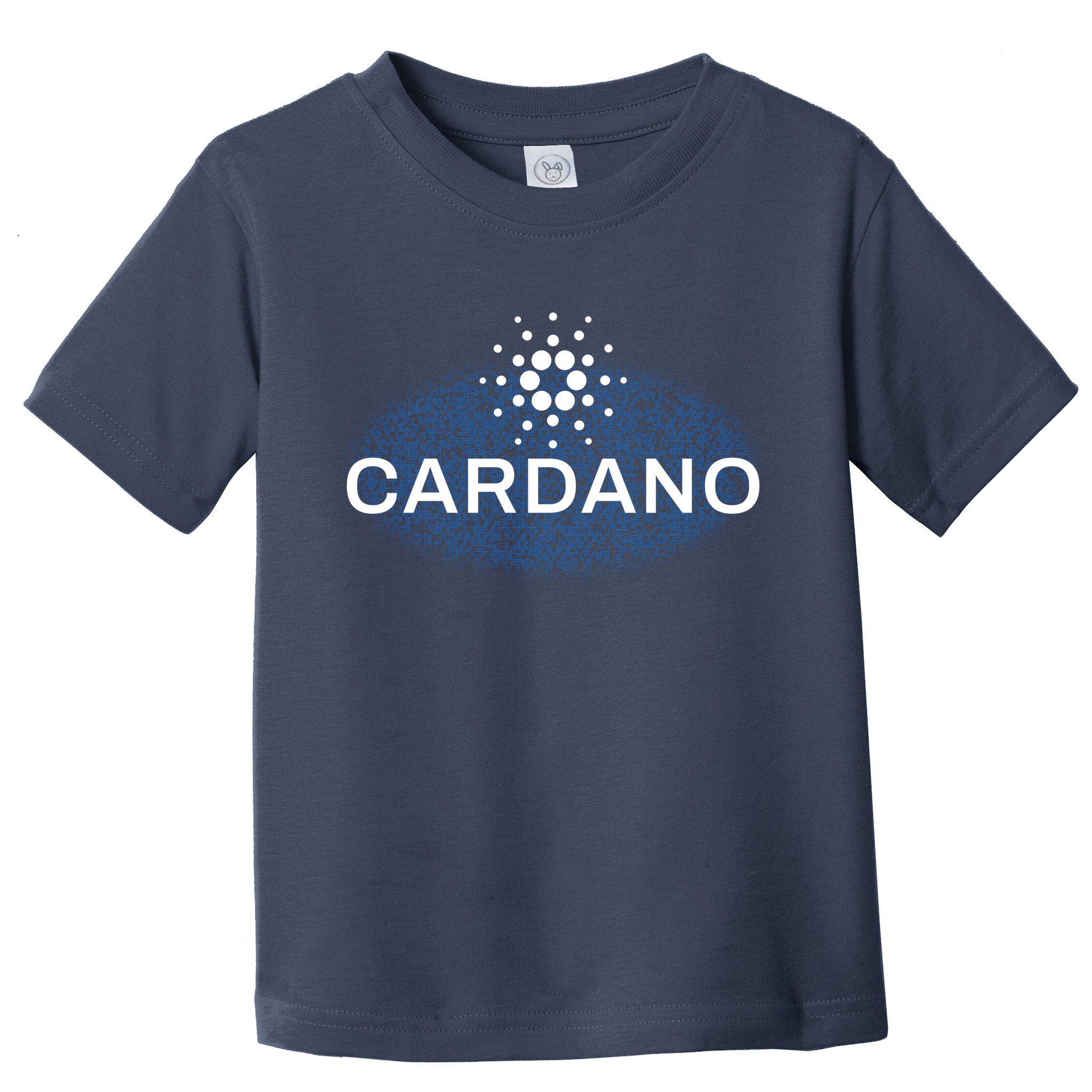 Pixel Cardano Cryptocurrency Logo Toddler T-Shirt
