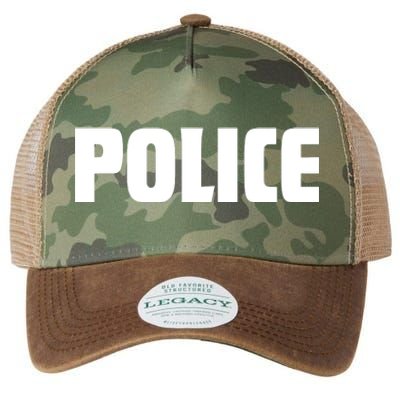 Police Costume Cop Uniform Officer Halloween Legacy Tie Dye Trucker Hat