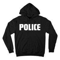 Police Costume Cop Uniform Officer Halloween Hoodie