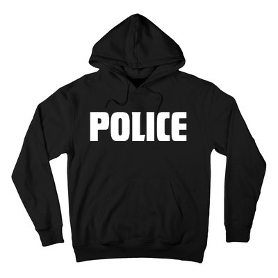 Police Costume Cop Uniform Officer Halloween Hoodie