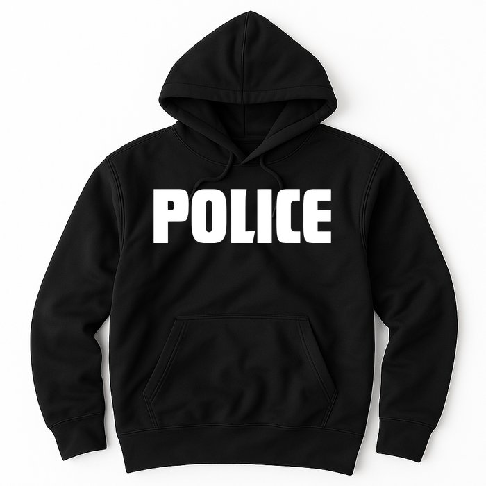 Police Costume Cop Uniform Officer Halloween Hoodie