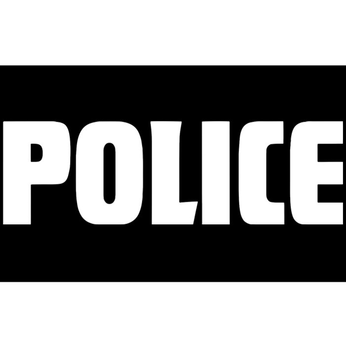 Police Costume Cop Uniform Officer Halloween Bumper Sticker