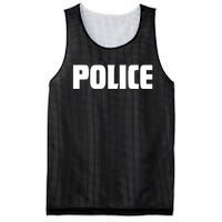 Police Costume Cop Uniform Officer Halloween Mesh Reversible Basketball Jersey Tank