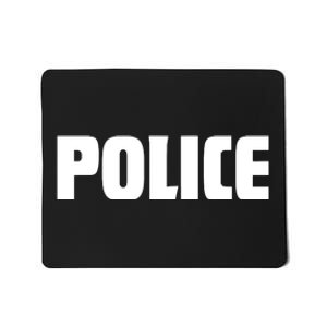 Police Costume Cop Uniform Officer Halloween Mousepad