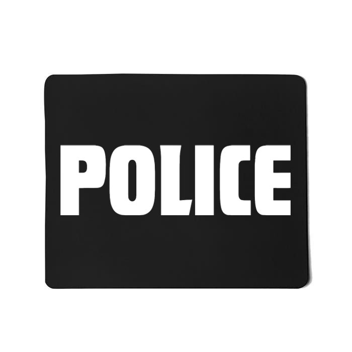 Police Costume Cop Uniform Officer Halloween Mousepad