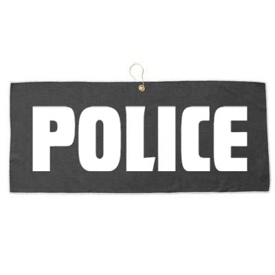 Police Costume Cop Uniform Officer Halloween Large Microfiber Waffle Golf Towel