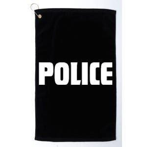 Police Costume Cop Uniform Officer Halloween Platinum Collection Golf Towel