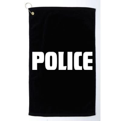 Police Costume Cop Uniform Officer Halloween Platinum Collection Golf Towel