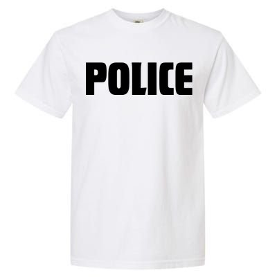 Police Costume Cop Uniform Officer Halloween Garment-Dyed Heavyweight T-Shirt