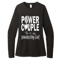 Power Couple Christian Couples Matching Valentines Day Womens CVC Long Sleeve Shirt