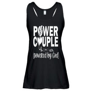 Power Couple Christian Couples Matching Valentines Day Ladies Essential Flowy Tank