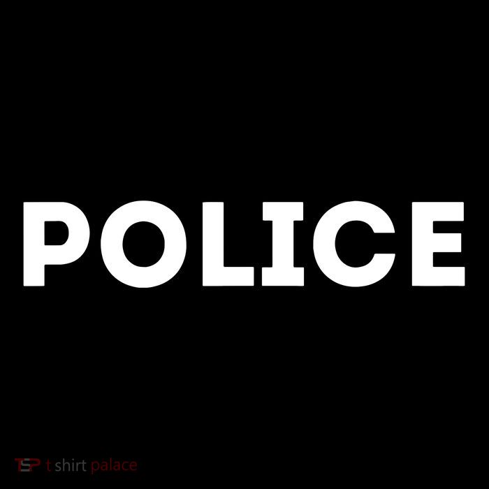 Police Costume Cop Uniform Officer Halloween Kids T-Shirt
