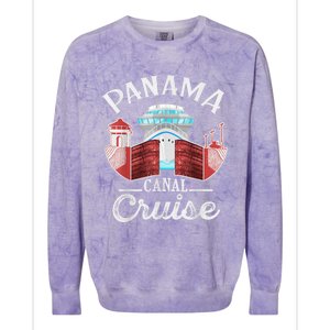 Panama Canal Cruise Men, Women, Boys And Girls Cruising Colorblast Crewneck Sweatshirt