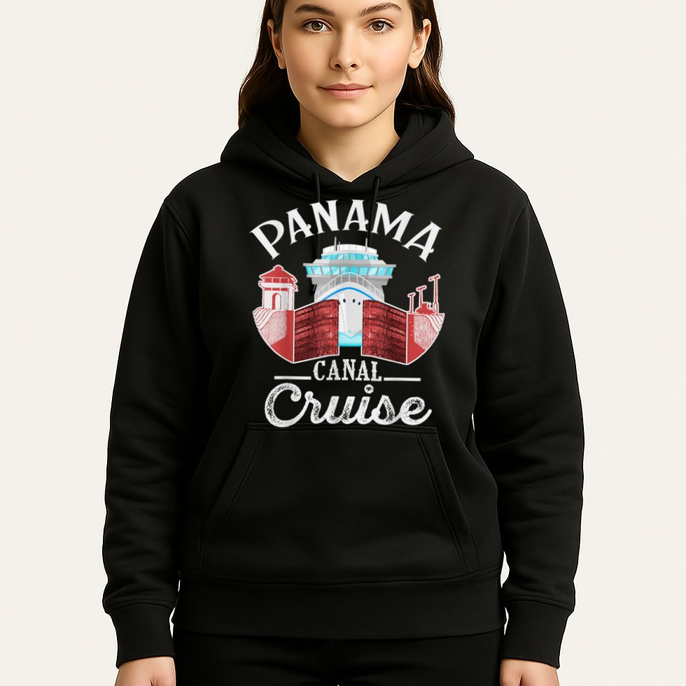 Panama Canal Cruise Men, Women, Boys And Girls Cruising Hoodie