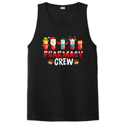 Pharmacy Crew Christmas Snow Reindeer Santa Claus Gift PosiCharge Competitor Tank