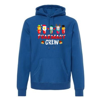 Pharmacy Crew Christmas Snow Reindeer Santa Claus Gift Premium Hoodie