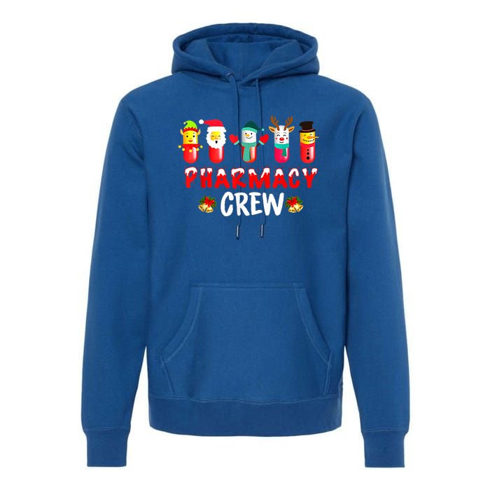 Pharmacy Crew Christmas Snow Reindeer Santa Claus Gift Premium Hoodie