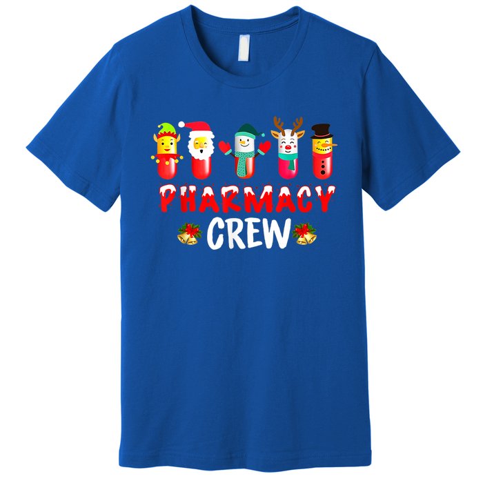 Pharmacy Crew Christmas Snow Reindeer Santa Claus Gift Premium T-Shirt