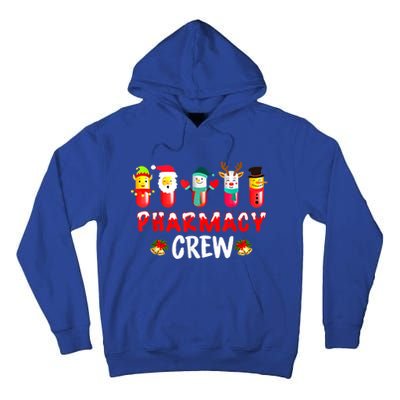 Pharmacy Crew Christmas Snow Reindeer Santa Claus Gift Tall Hoodie