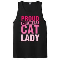 Proud Childless Cat Lady Vintage Design PosiCharge Competitor Tank