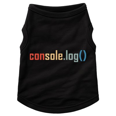 Programming Code Console Log Javascript Debugging Programmer Doggie Tank