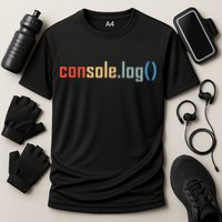 Programming Code Console Log Javascript Debugging Programmer Performance Shirt