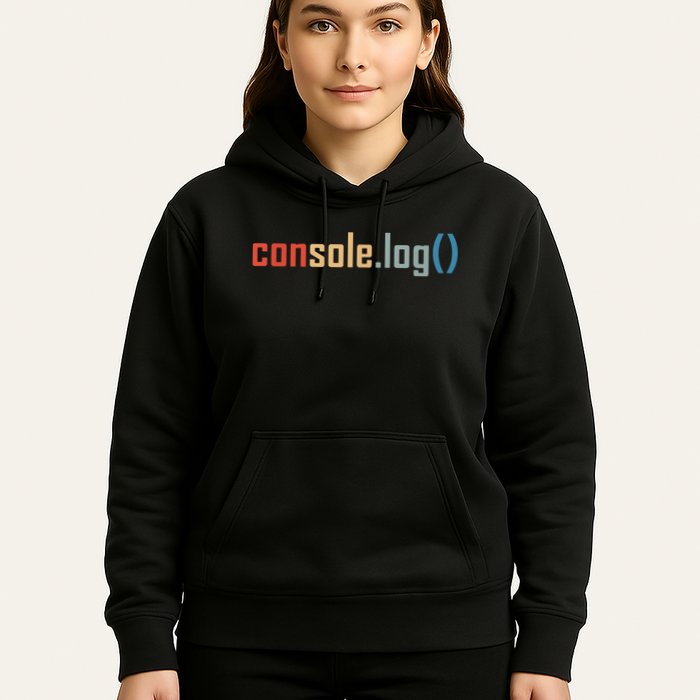 Programming Code Console Log Javascript Debugging Programmer Hoodie