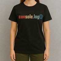 Programming Code Console Log Javascript Debugging Programmer T-Shirt