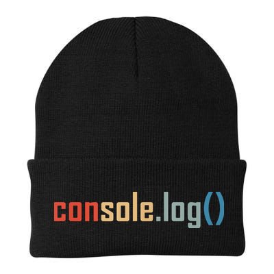 Programming Code Console Log Javascript Debugging Programmer Beanie