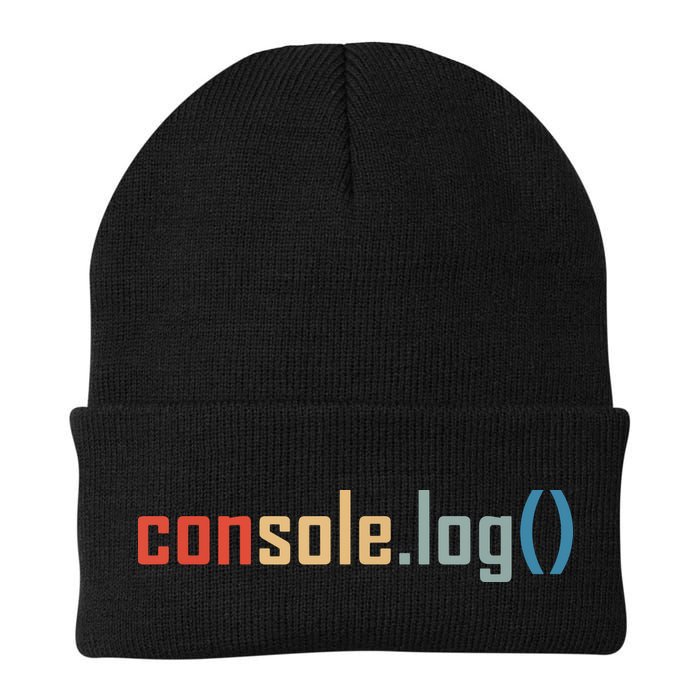 Programming Code Console Log Javascript Debugging Programmer Beanie