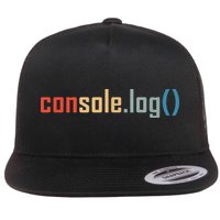 Programming Code Console Log Javascript Debugging Programmer Flatbill Hat