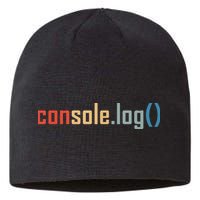 Programming Code Console Log Javascript Debugging Programmer Sustainable Beanie