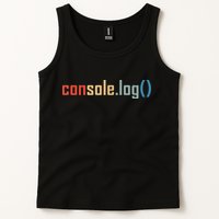 Programming Code Console Log Javascript Debugging Programmer Tank Top