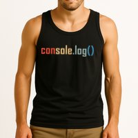 Programming Code Console Log Javascript Debugging Programmer Tank Top