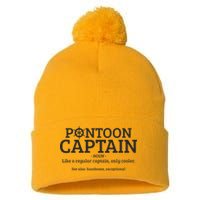 Pontoon Captain Definition Pom Pom 12in Knit Beanie