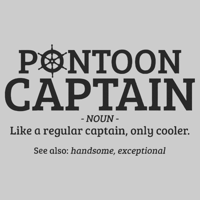 Pontoon Captain Definition Tie-Dye T-Shirt