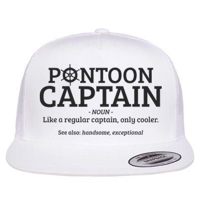 Pontoon Captain Definition Flatbill Hat