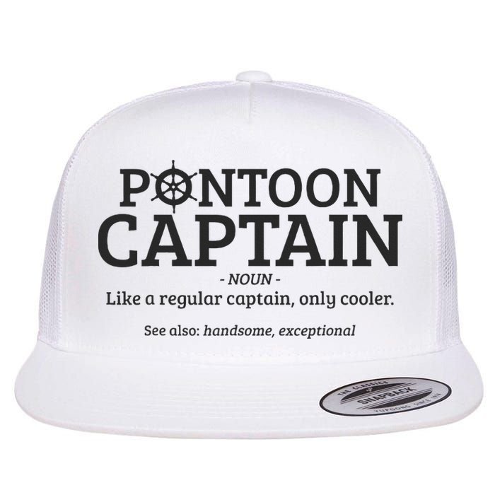 Pontoon Captain Definition Flatbill Hat