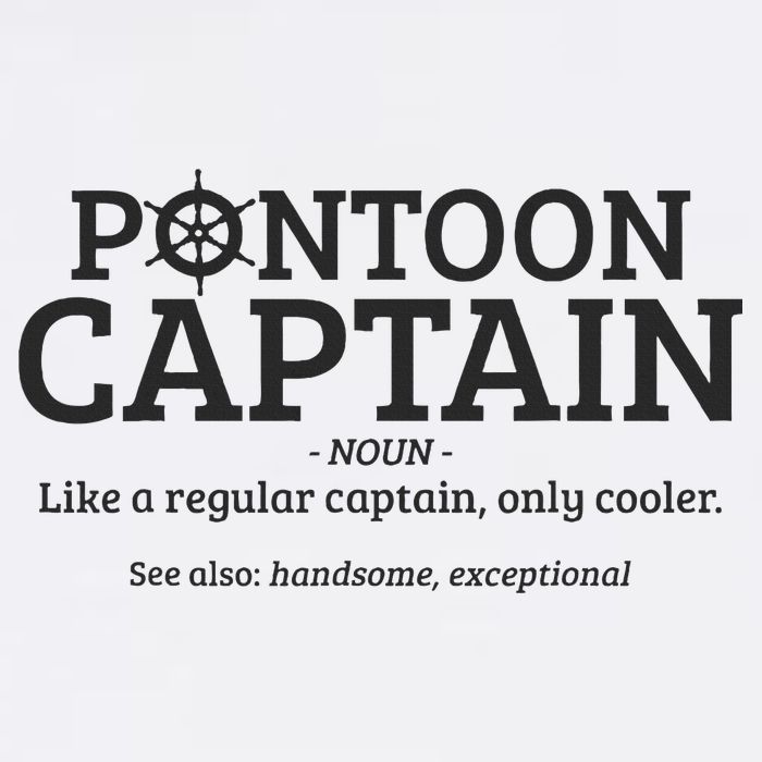 Pontoon Captain Definition Flatbill Hat