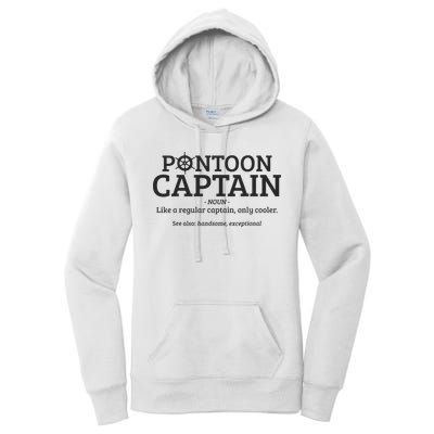 Pontoon Captain Definition Women's Pullover Hoodie